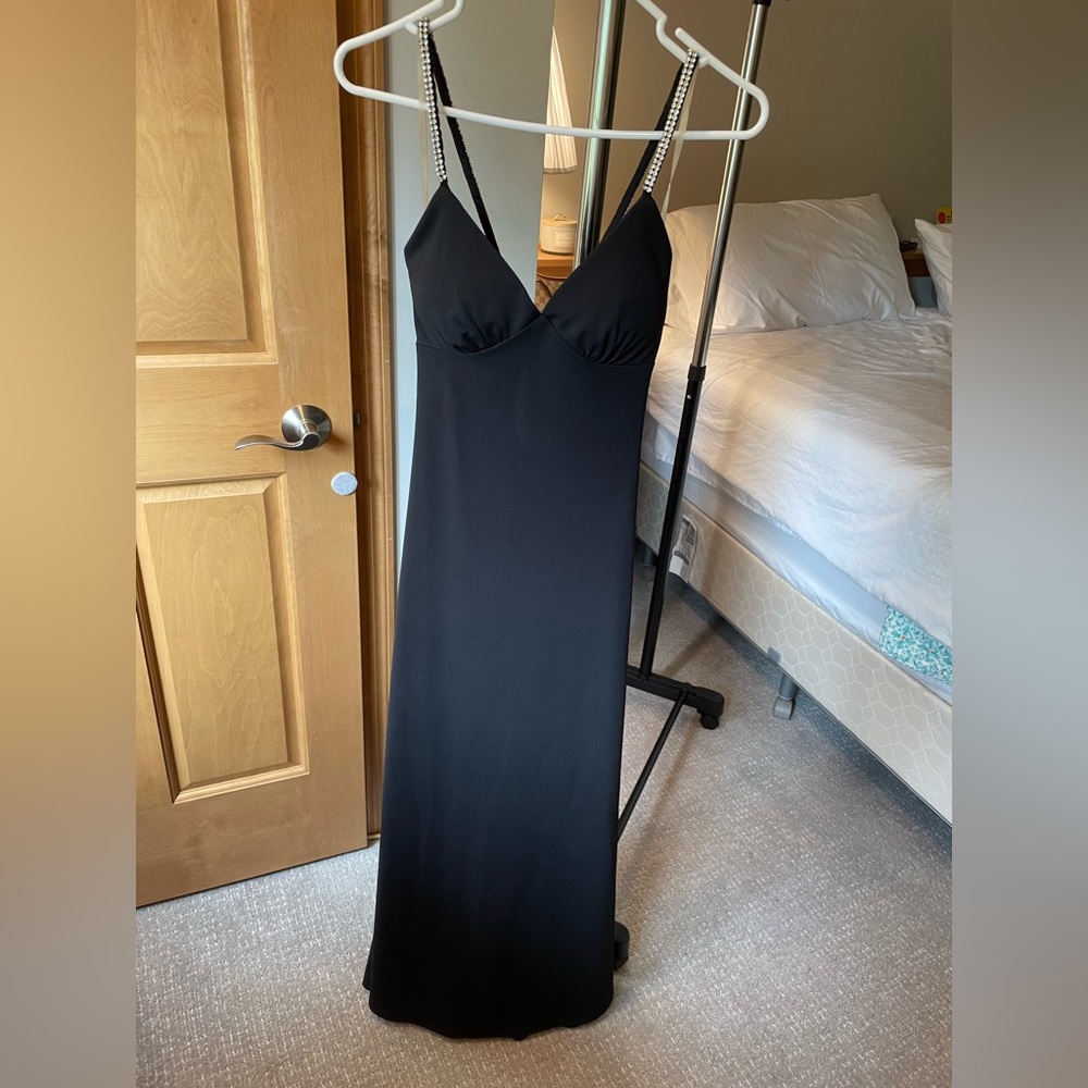 Black evening gown